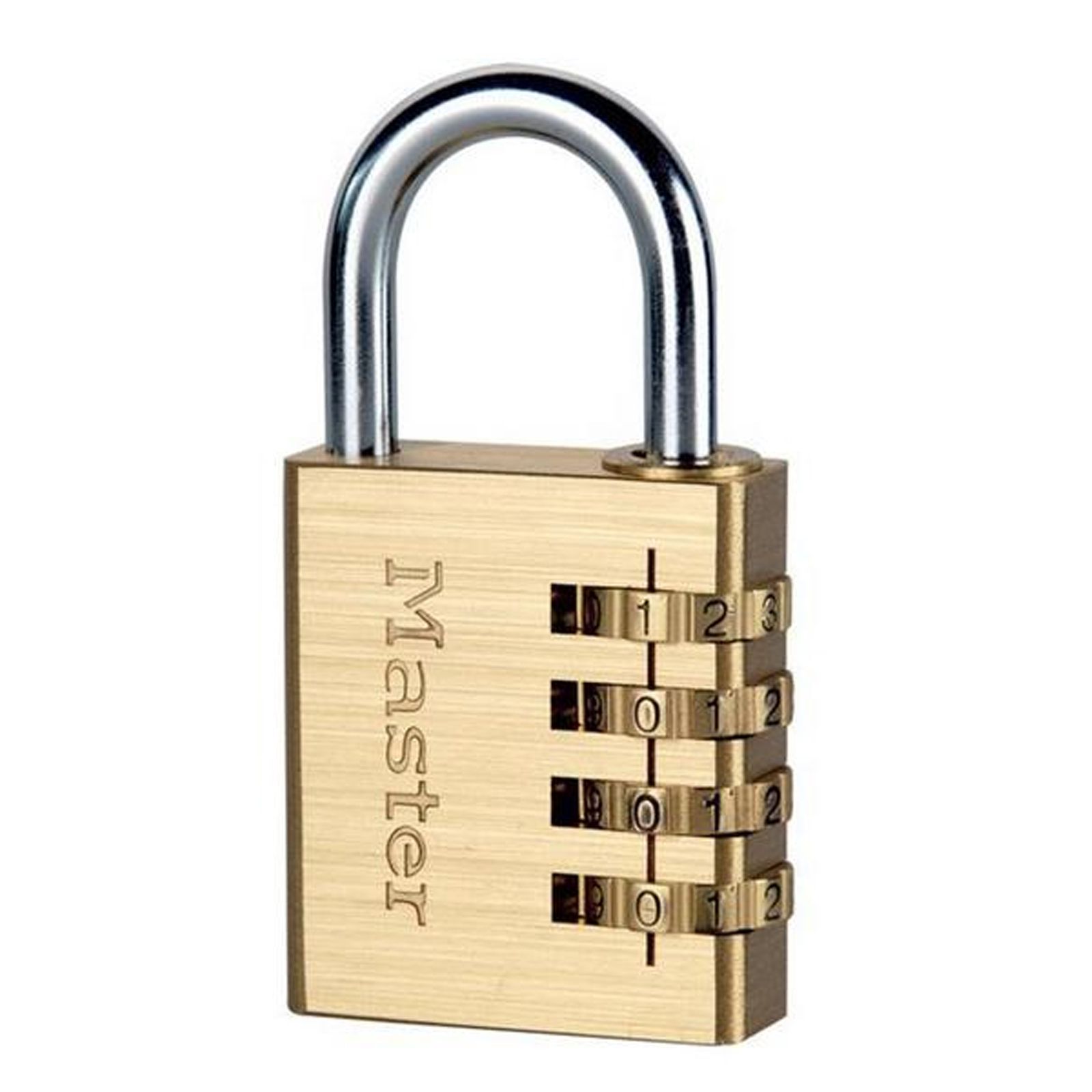 Master Lock Padlock Combo Reset Brass 40mm Theft Lock Security